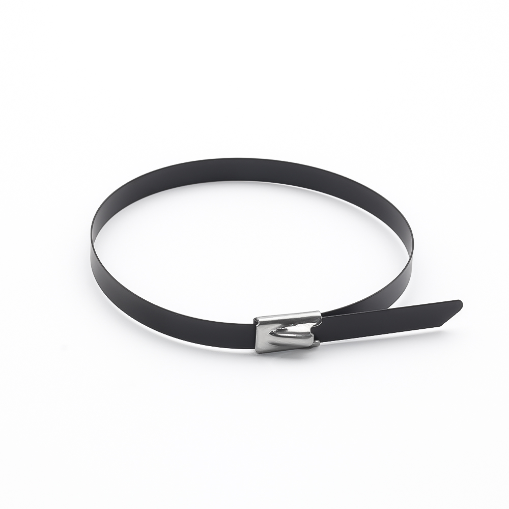 不锈钢喷塑扎带 - 